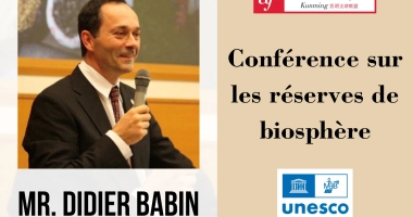 Invité d'honneur à l'Alliance Française de Kunming : Didier Babin