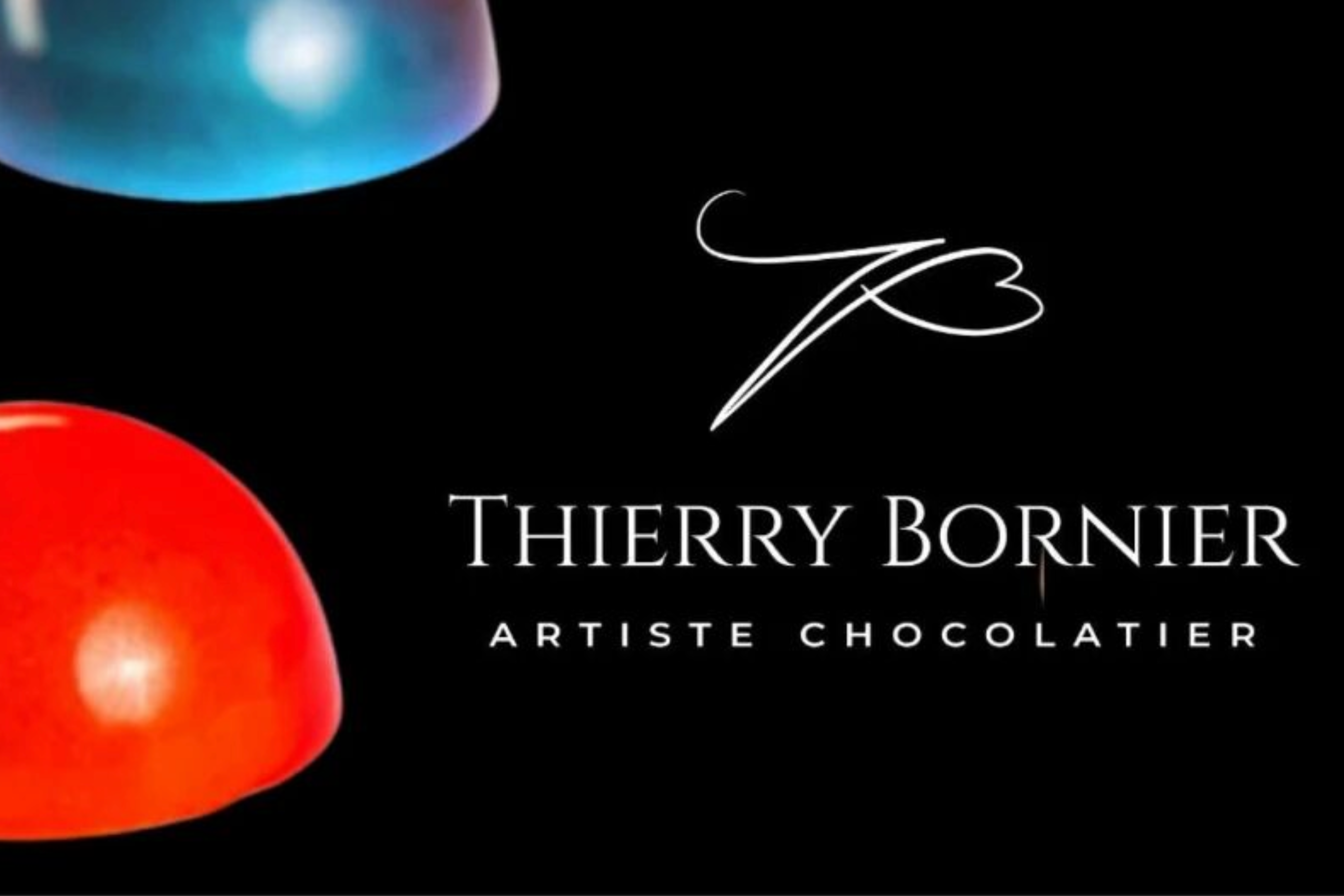 Chocolats artisanaux français aux formes et couleurs artistiques