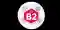 B2等级横幅，画面包含青绿色徽章、“B2级别”字样，以及带有浅青色几何装饰的简洁背景。